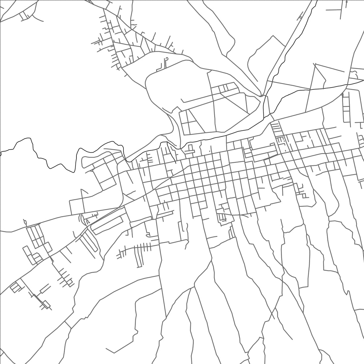 ROAD MAP OF CIUDAD VIEJA, GUATEMALA BY MAPBAKES