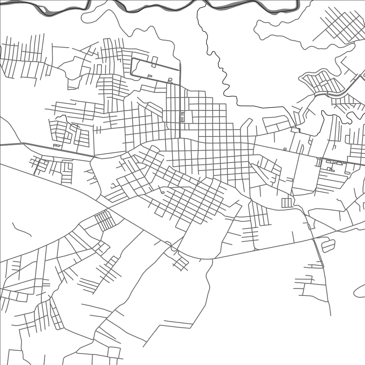 ROAD MAP OF COATEPEQUE, GUATEMALA BY MAPBAKES
