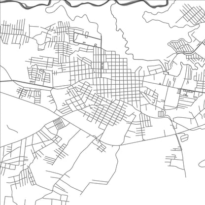 ROAD MAP OF COATEPEQUE, GUATEMALA BY MAPBAKES