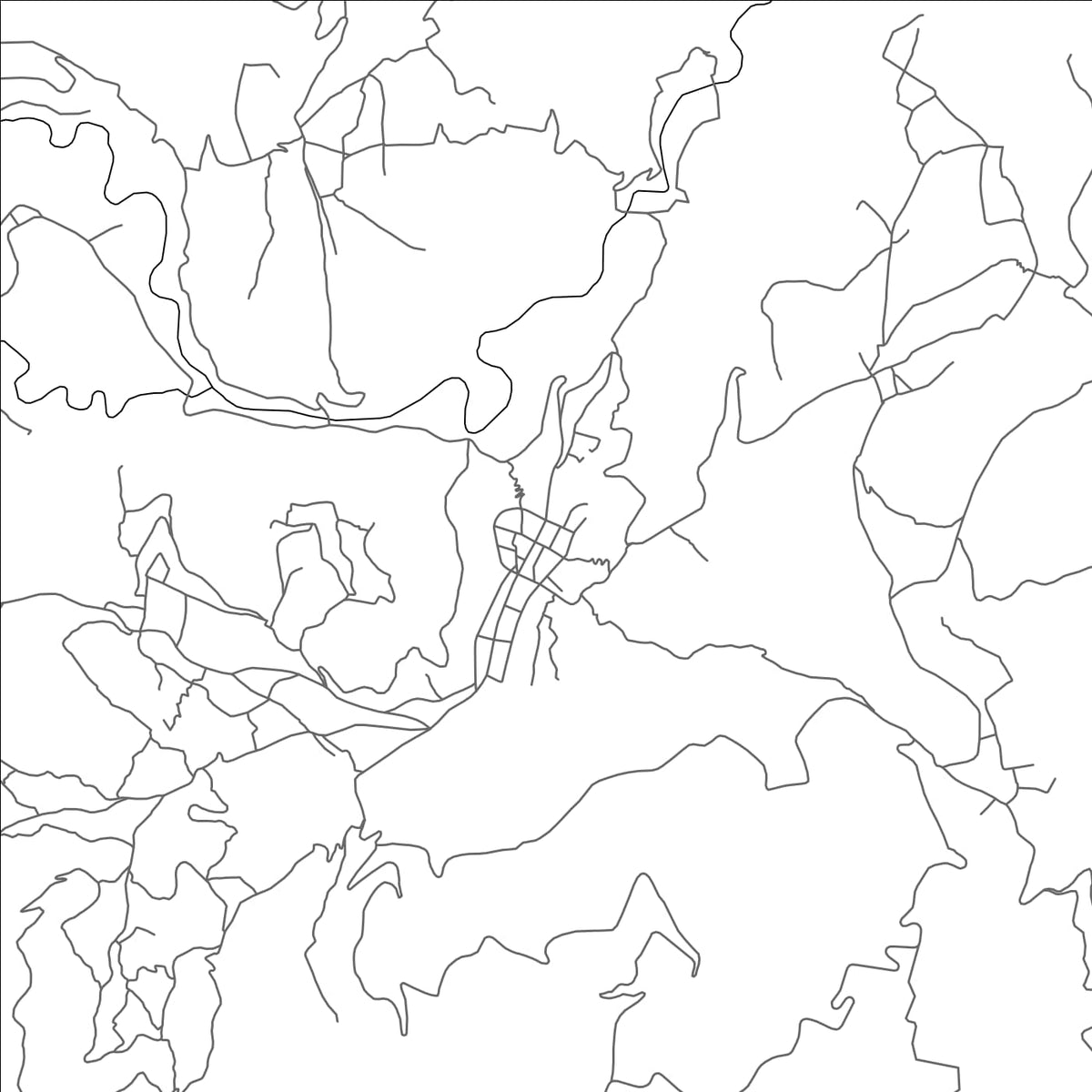 ROAD MAP OF COMITANCILLO, GUATEMALA BY MAPBAKES