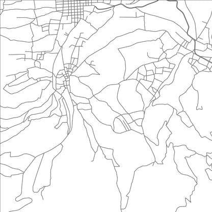 ROAD MAP OF CONCEPCION CHIQUIRICHAPA, GUATEMALA BY MAPBAKES