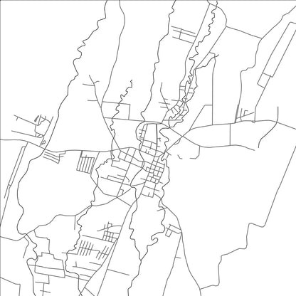 ROAD MAP OF CUYOTENANGO, GUATEMALA BY MAPBAKES