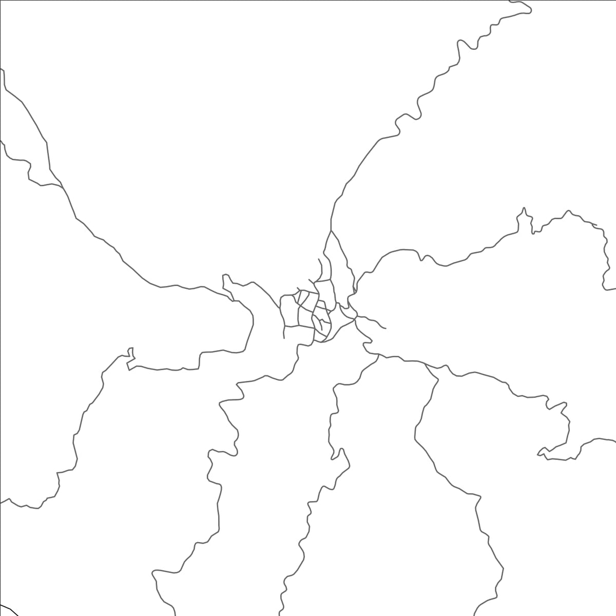ROAD MAP OF EL CHOL, GUATEMALA BY MAPBAKES