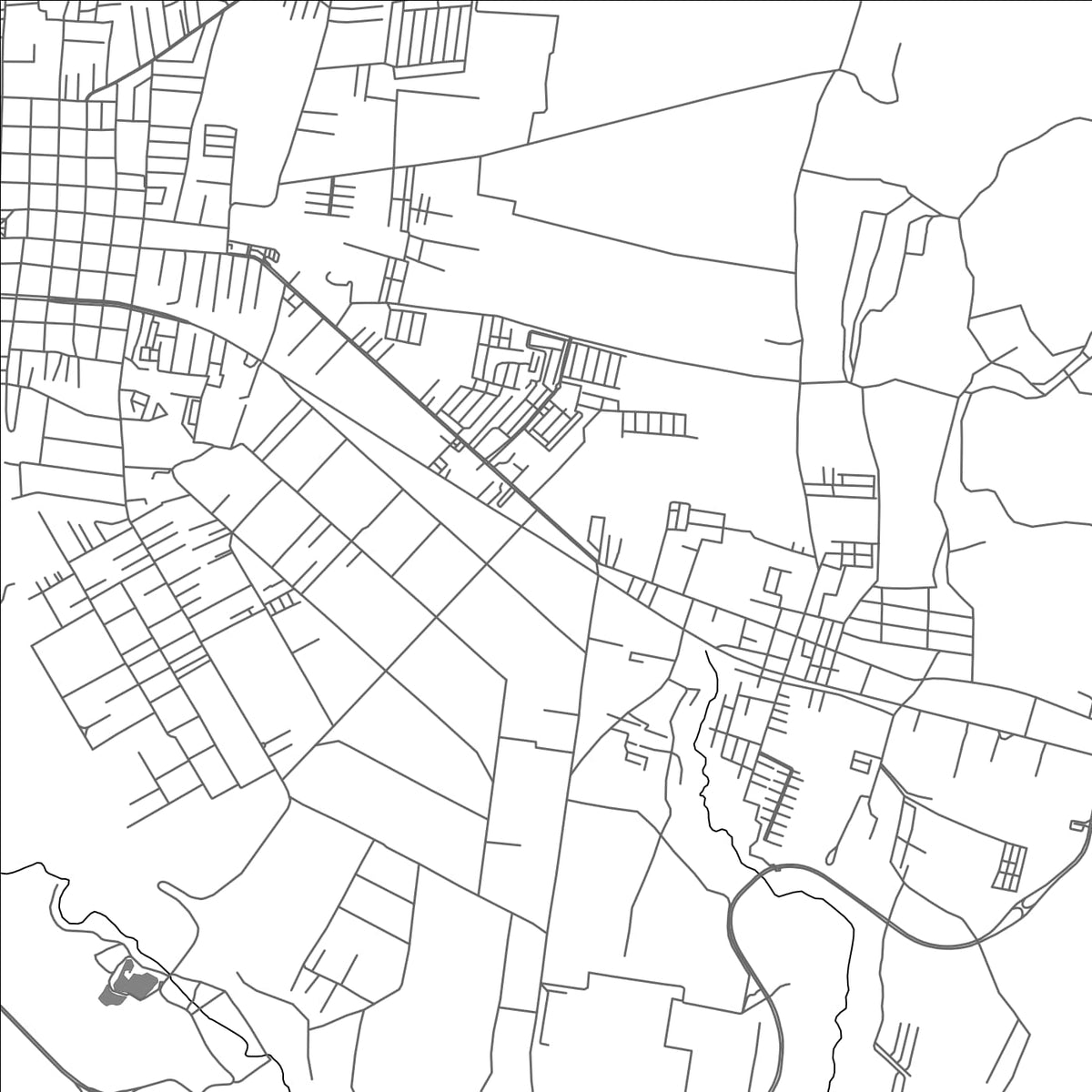 ROAD MAP OF EL TEJAR, GUATEMALA BY MAPBAKES