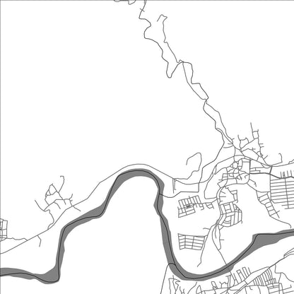 ROAD MAP OF GUALAN, GUATEMALA BY MAPBAKES