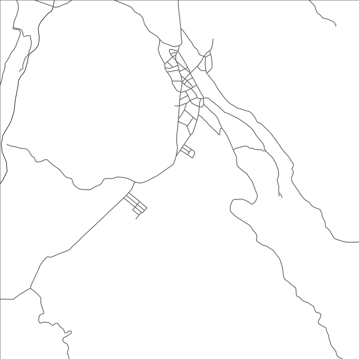 ROAD MAP OF HUITE, GUATEMALA BY MAPBAKES