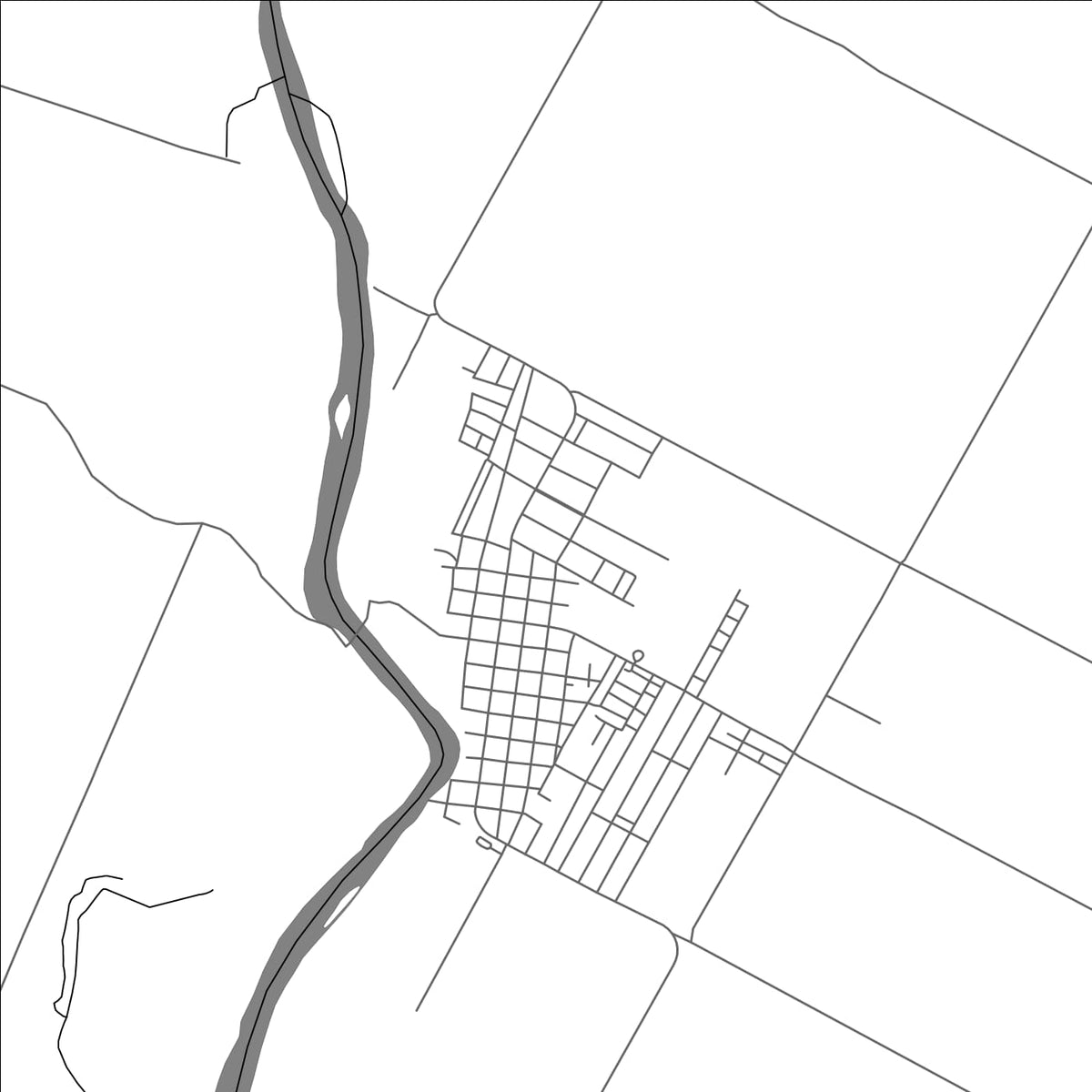 ROAD MAP OF LA BLANCA, GUATEMALA BY MAPBAKES