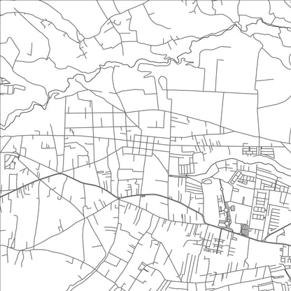 ROAD MAP OF LA ESPERANZA, GUATEMALA BY MAPBAKES