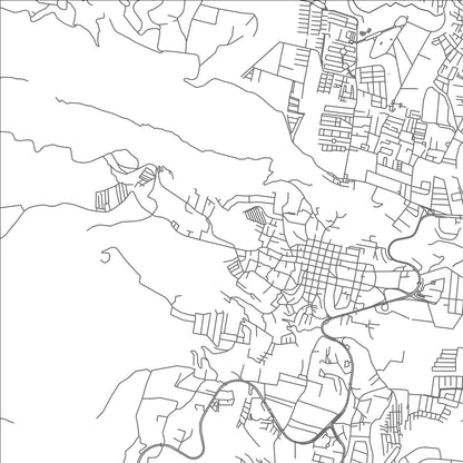 ROAD MAP OF MIXCO, GUATEMALA BY MAPBAKES