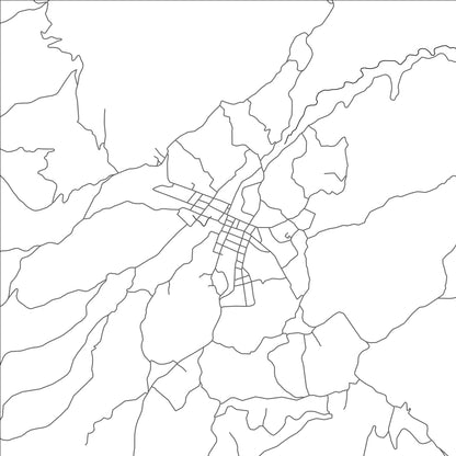 ROAD MAP OF MOMOSTENANGO, GUATEMALA BY MAPBAKES