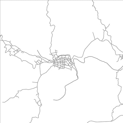 ROAD MAP OF MORAZAN, GUATEMALA BY MAPBAKES