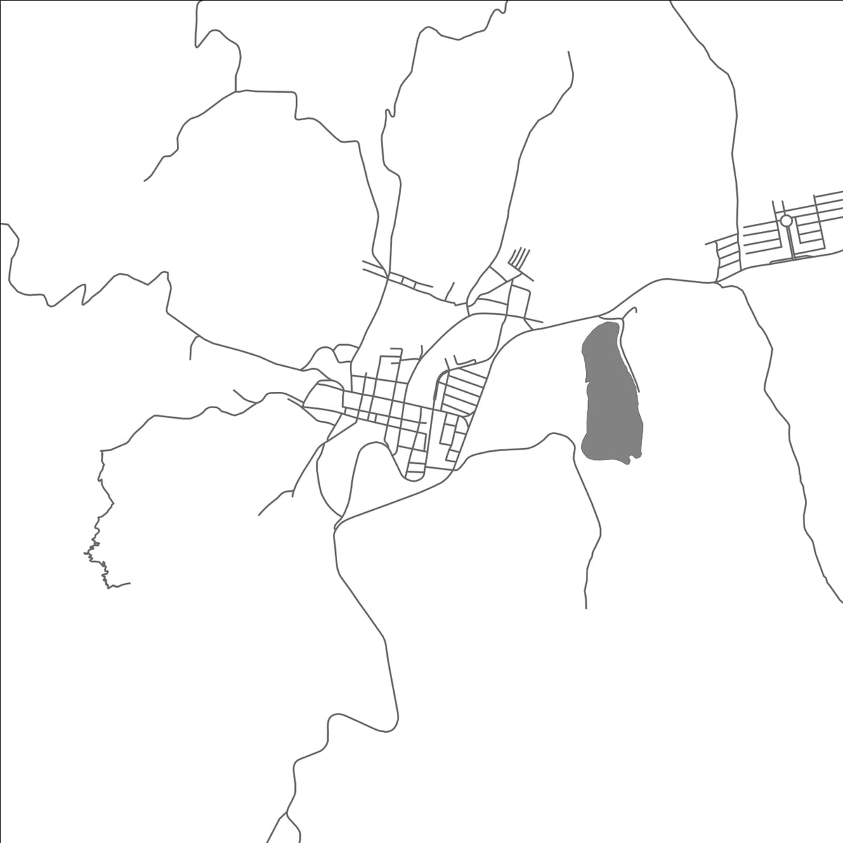 ROAD MAP OF MOYUTA, GUATEMALA BY MAPBAKES