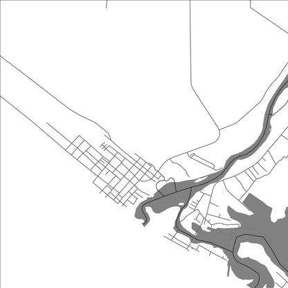ROAD MAP OF OCOS, GUATEMALA BY MAPBAKES