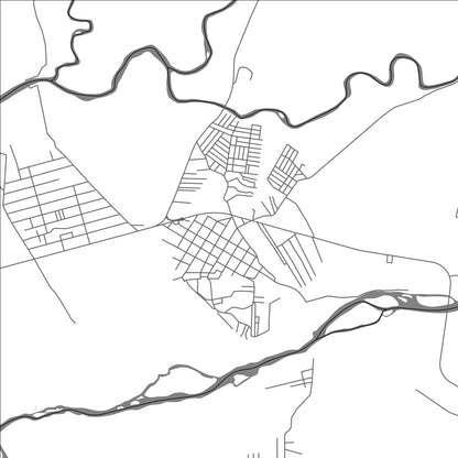 ROAD MAP OF PAJAPITA, GUATEMALA BY MAPBAKES