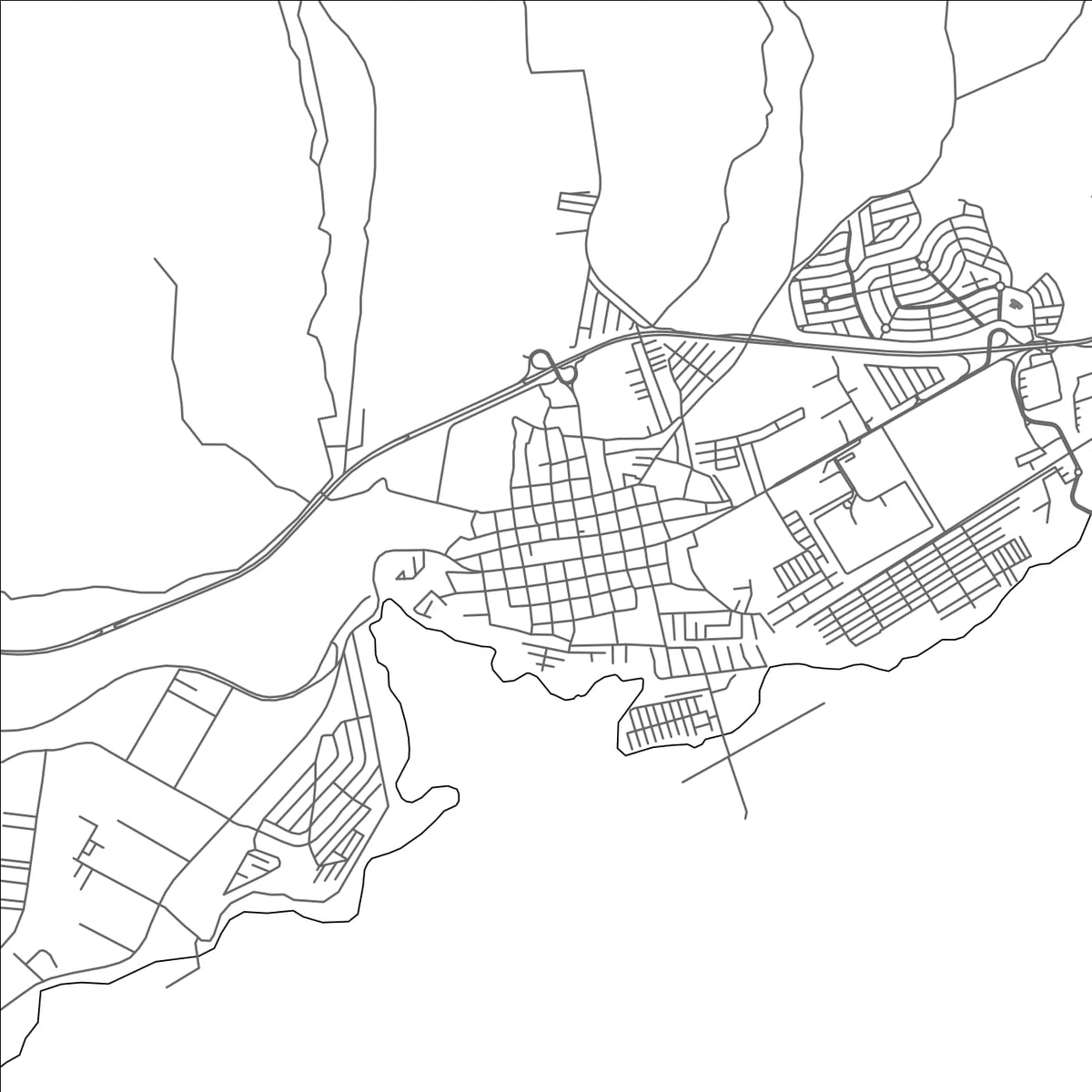 ROAD MAP OF PALIN, GUATEMALA BY MAPBAKES