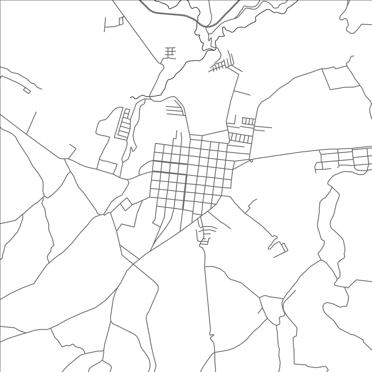 ROAD MAP OF PARRAMOS, GUATEMALA BY MAPBAKES