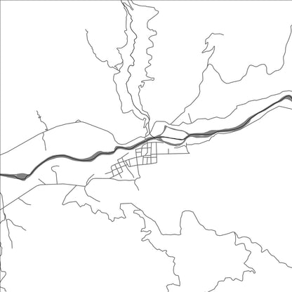 ROAD MAP OF SACAPULAS, GUATEMALA BY MAPBAKES
