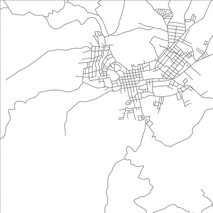 ROAD MAP OF SAN ANDRES ITZAPA, GUATEMALA BY MAPBAKES