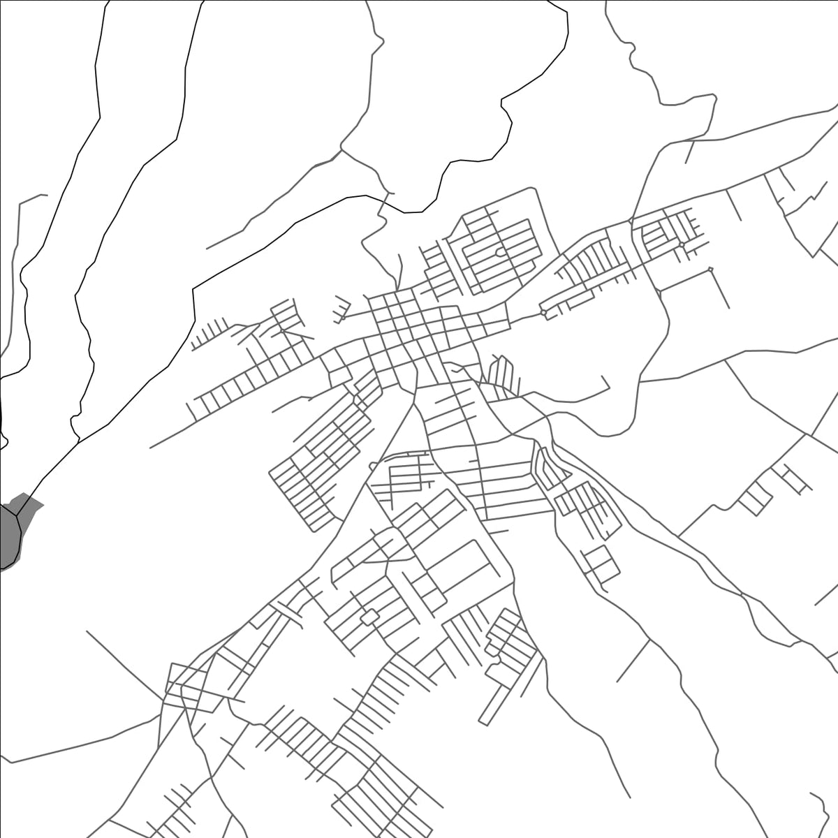 ROAD MAP OF SAN FELIPE, GUATEMALA BY MAPBAKES