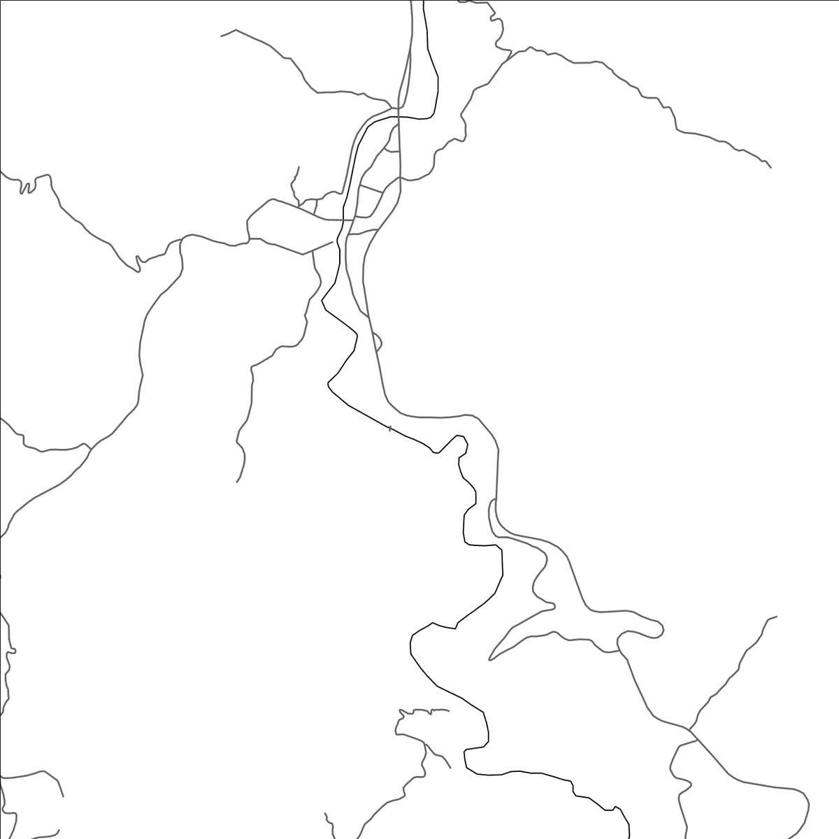 ROAD MAP OF SAN JACINTO, GUATEMALA BY MAPBAKES