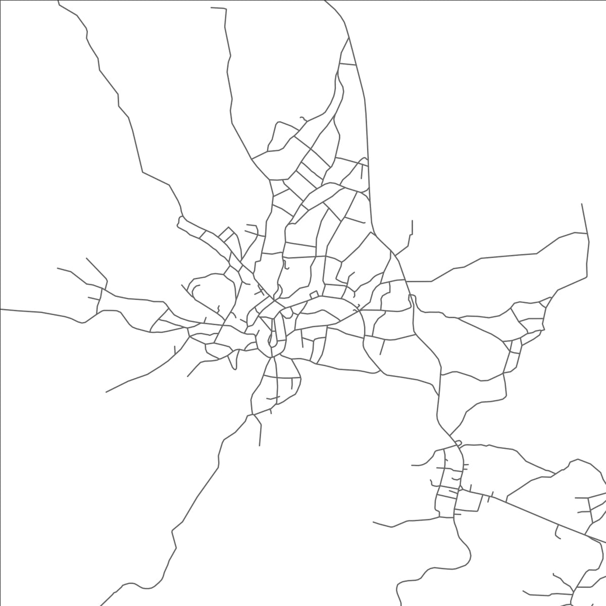 ROAD MAP OF SAN LUIS, GUATEMALA BY MAPBAKES