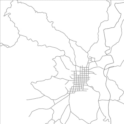 ROAD MAP OF SAN MIGUEL CHICAJ, GUATEMALA BY MAPBAKES