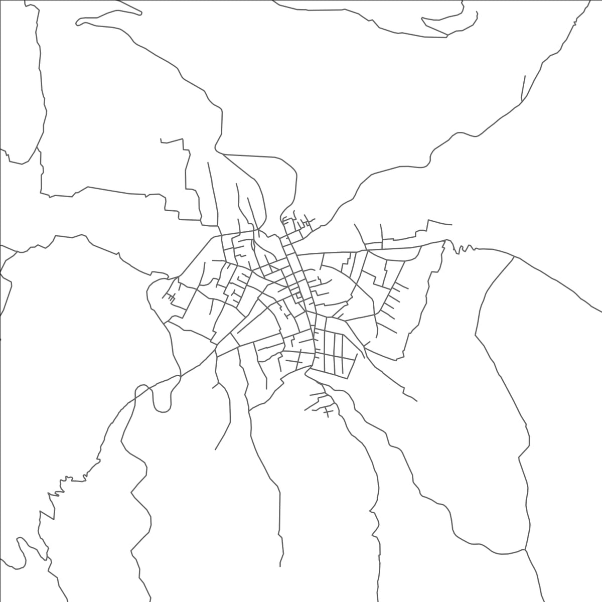 ROAD MAP OF SANTA MARIA DE JESUS, GUATEMALA BY MAPBAKES