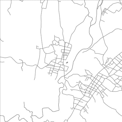 ROAD MAP OF SANTA ROSA DE LIMA, GUATEMALA BY MAPBAKES