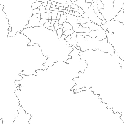 ROAD MAP OF SIBINAL, GUATEMALA BY MAPBAKES