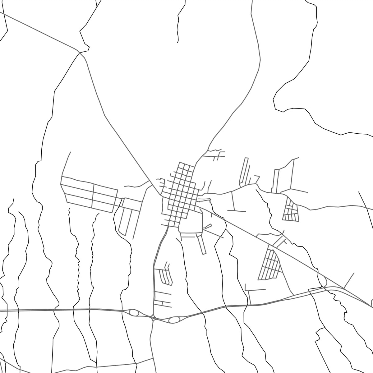 ROAD MAP OF SIQUINALA, GUATEMALA BY MAPBAKES