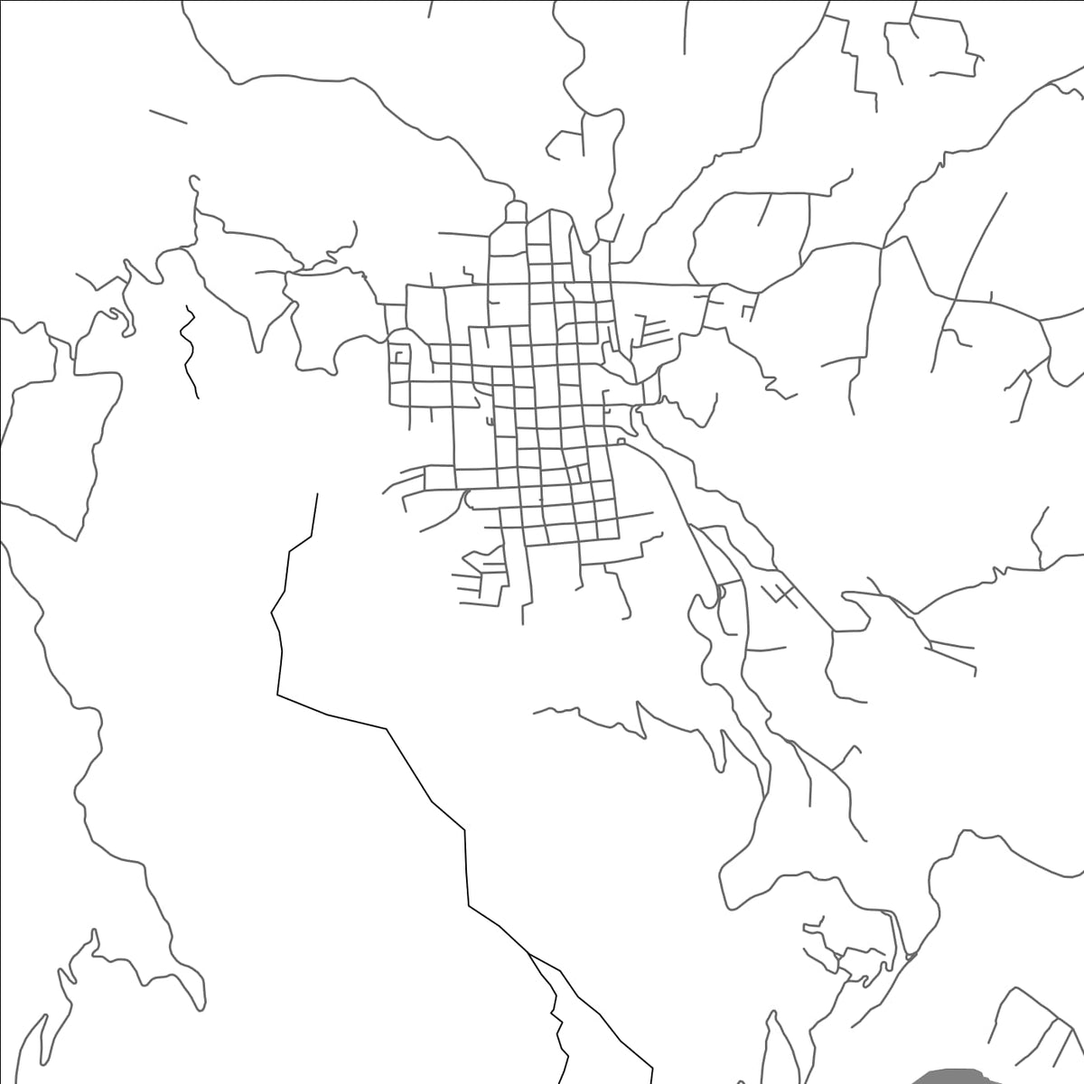 ROAD MAP OF SOLOLA, GUATEMALA BY MAPBAKES