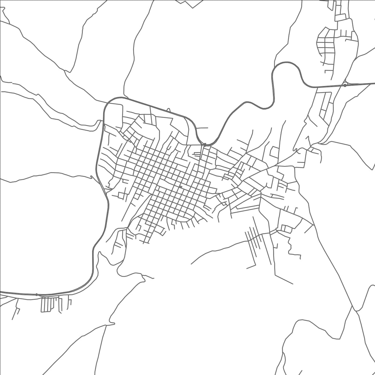 ROAD MAP OF SUMPANGO, GUATEMALA BY MAPBAKES