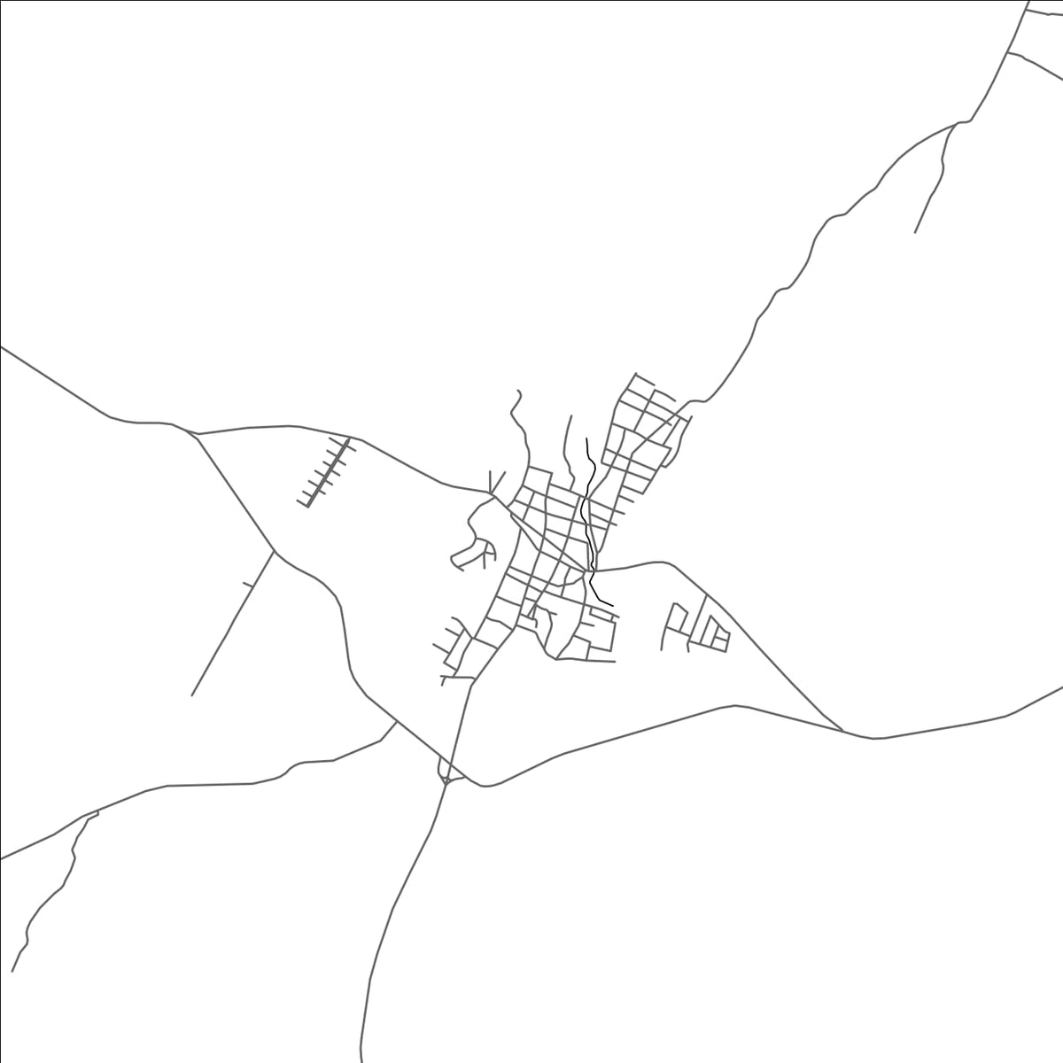 ROAD MAP OF TAXISCO, GUATEMALA BY MAPBAKES