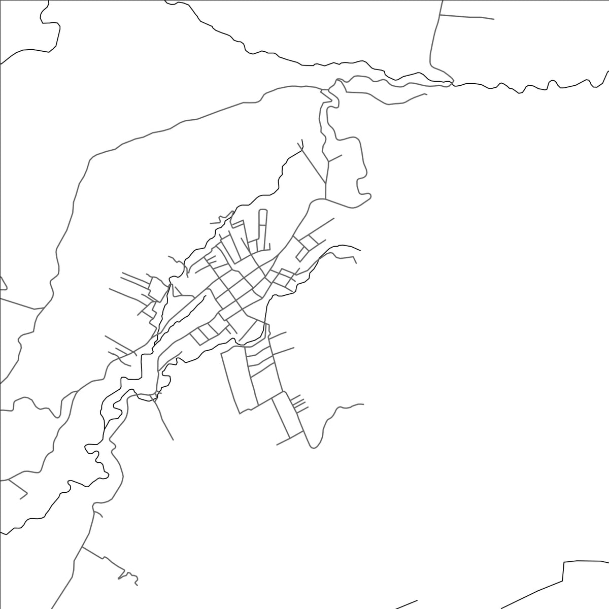 ROAD MAP OF YEPOCAPA, GUATEMALA BY MAPBAKES