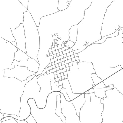 ROAD MAP OF ZARAGOZA, GUATEMALA BY MAPBAKES