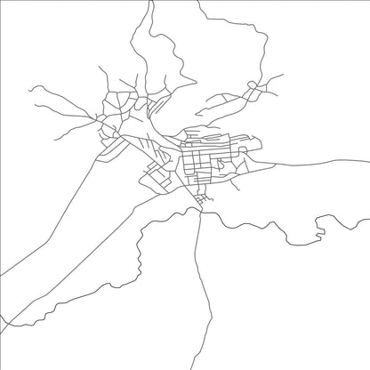 ROAD MAP OF ABOU EL HASSAN, ALGERIA BY MAPBAKES
