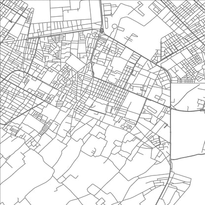 ROAD MAP OF ADRAR, ALGERIA BY MAPBAKES