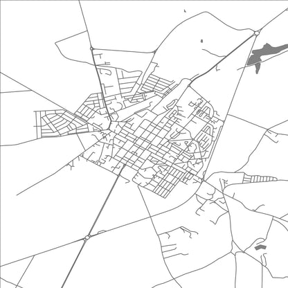 ROAD MAP OF AÏN BESSEM, ALGERIA BY MAPBAKES