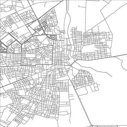 ROAD MAP OF AÏN OUSSERA, ALGERIA BY MAPBAKES