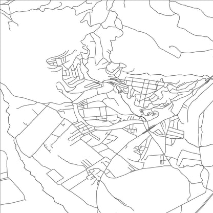 ROAD MAP OF AKBOU, ALGERIA BY MAPBAKES
