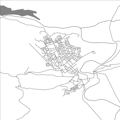 ROAD MAP OF AMMI MOUSSA, ALGERIA BY MAPBAKES