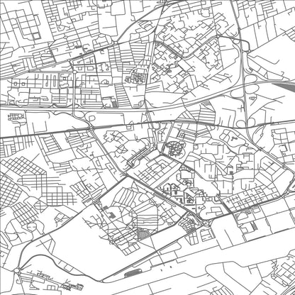 ROAD MAP OF BAB EZZOUAR, ALGERIA BY MAPBAKES