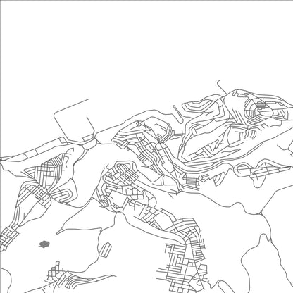 ROAD MAP OF BENI SAF, ALGERIA BY MAPBAKES