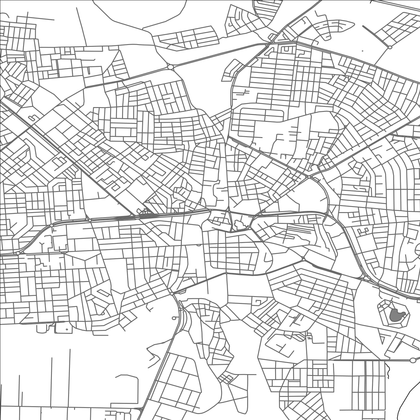 ROAD MAP OF BORDJ BOU ARRÉRIDJ, ALGERIA BY MAPBAKES