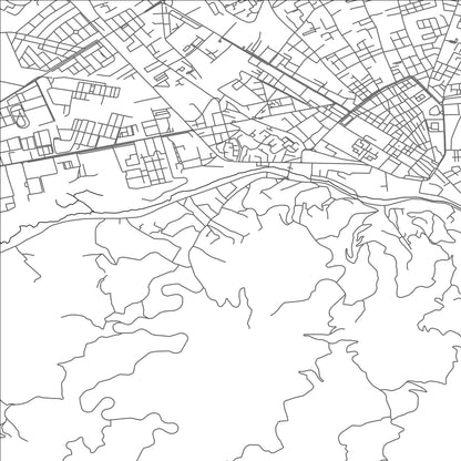 ROAD MAP OF BOÛ ARFA, ALGERIA BY MAPBAKES