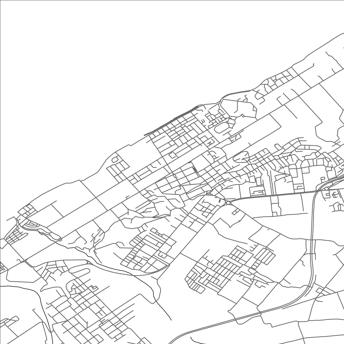 ROAD MAP OF BOU ISMAÏL, ALGERIA BY MAPBAKES