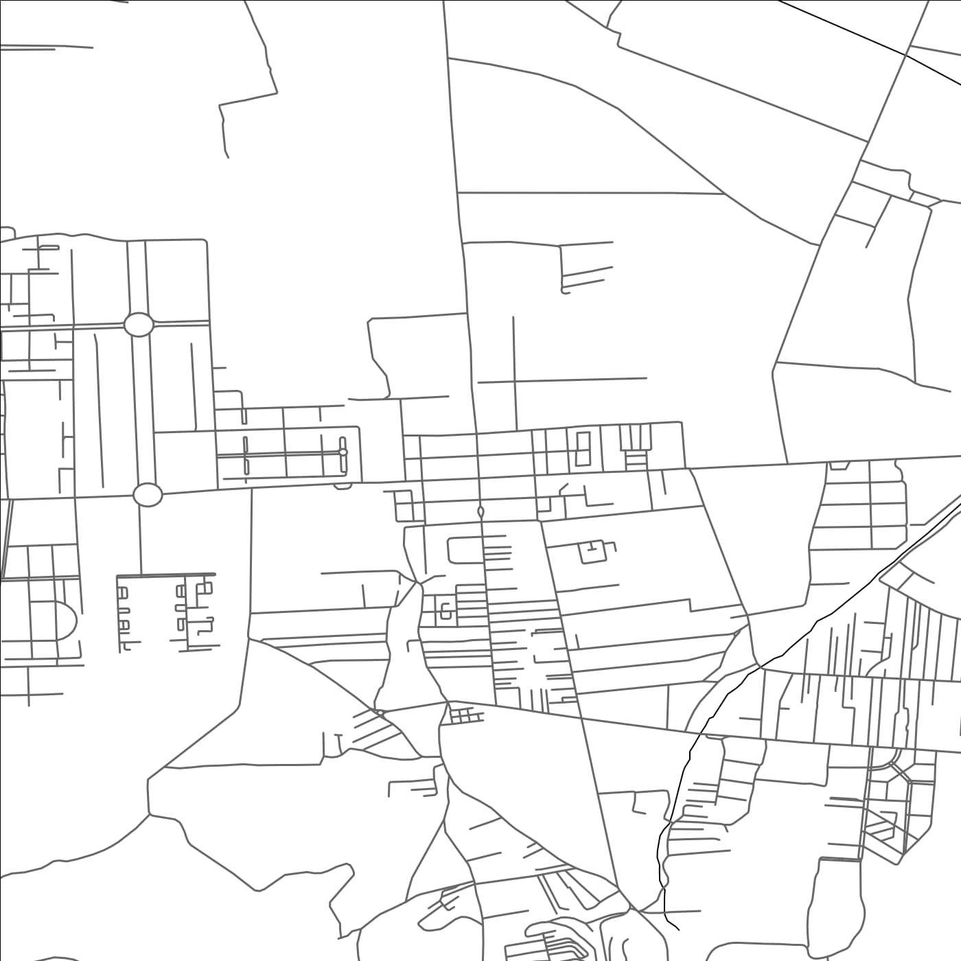 ROAD MAP OF BOUINAN, ALGERIA BY MAPBAKES