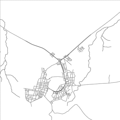 ROAD MAP OF CHAREF, ALGERIA BY MAPBAKES