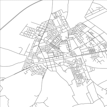 ROAD MAP OF CHELGHOUM EL AÏD, ALGERIA BY MAPBAKES