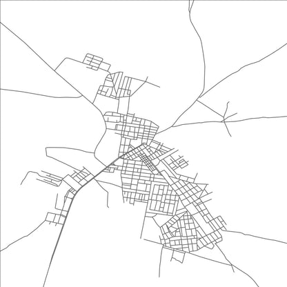 ROAD MAP OF DAR CHIOUKH, ALGERIA BY MAPBAKES